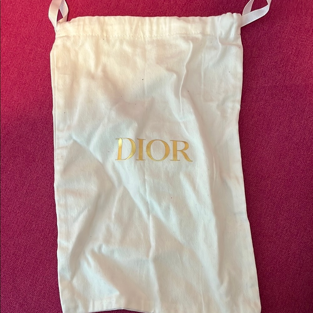 Dior Cream and Gold Accessory Bag